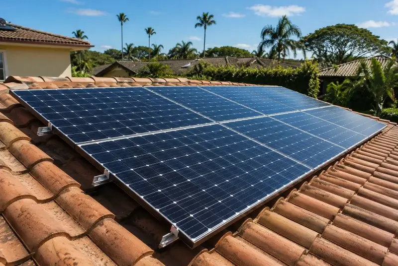 Installation de panneaux solaires à Saint-Martin-des-Tilleuls